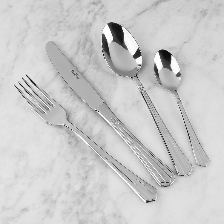 Набор из 126 столовых приборов на 12 персон в деревянной коробке Бернини Set Of 126 Cutlery Pieces Bernini Wooden Box