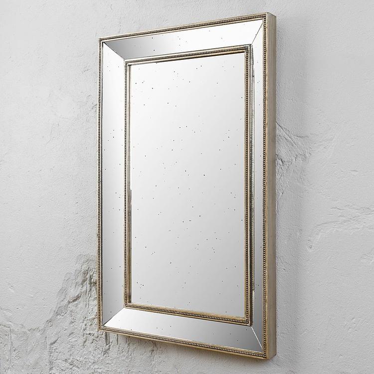 Настенное зеркало Гламур в винтажном стиле Vintage Glamour Rectangular Mirror
