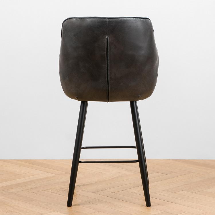Барный стул Кофе, чёрные ножки Coffee Barstool, Oak Black