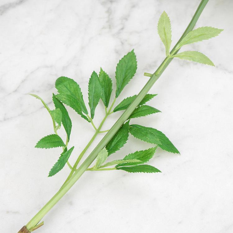 Искусственный цветок Анна Королевская бело-розовая, S Anna Royal Branch White Rose 62 cm