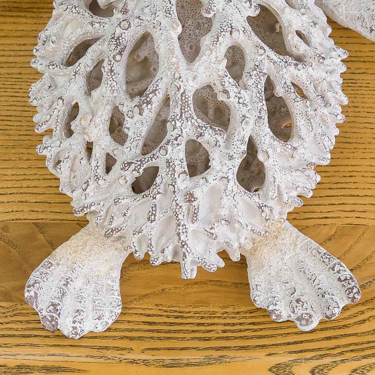 Статуэтка коралловая Черепаха Coral Look Sea Turtle White