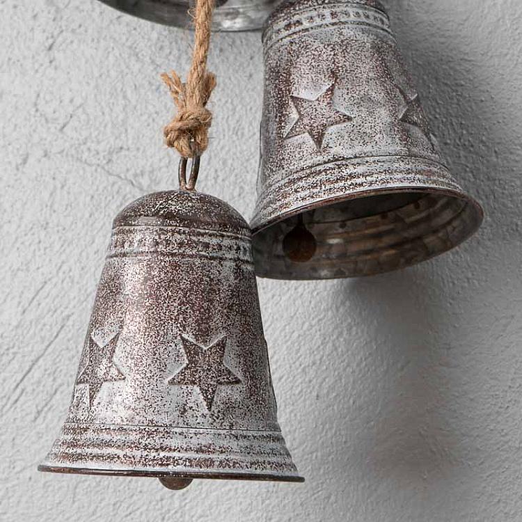 Подвесное украшение с колокольчиками Bell Garland Brushed 75 cm