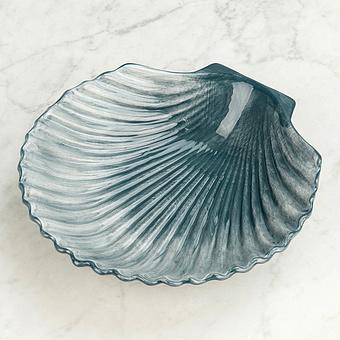 Shell Plate Blue