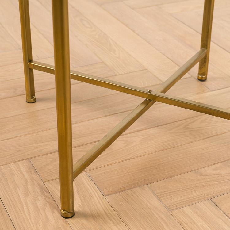 Журнальный стол с часами и картой мира Верн Vernes Side Table With Clock And Worldmap