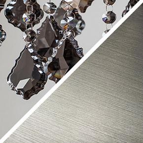 хрусталь и металл Grey Crystal and Natural Metal