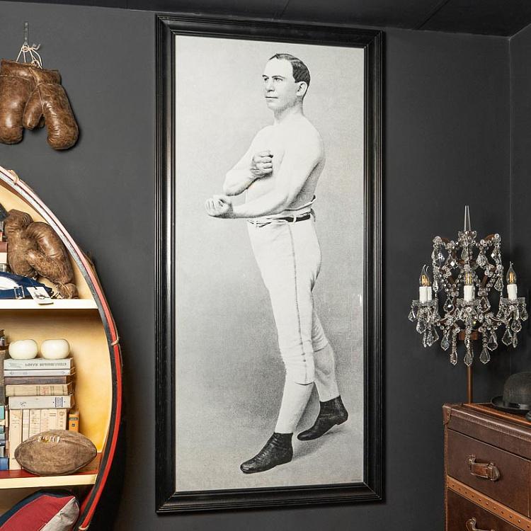 Фото-принт в раме Боксер Джо Госс Sporting Boxer Joe Goss