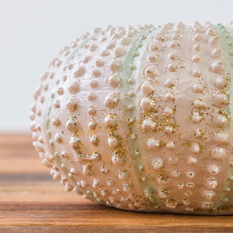 Набор из двух подсвечников Морские ежи Set Of 2 Sea Urchin Votive Holder White Pink