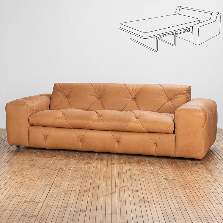 Раскладной трёхместный диван-кровать Альфред Alfred 3 Seater Bed