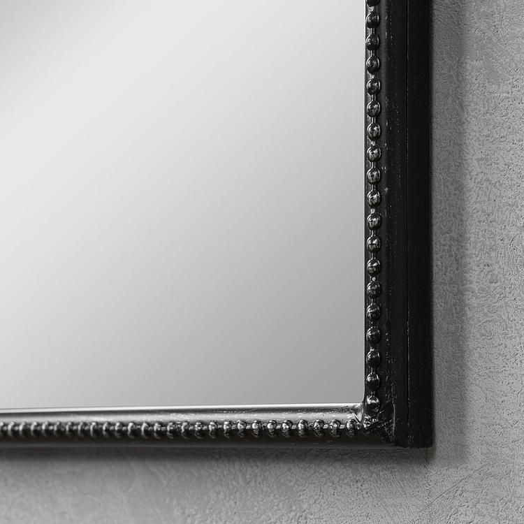 Зеркало арочное Диа в чёрной раме, L Dia Arched Mirror Black Large