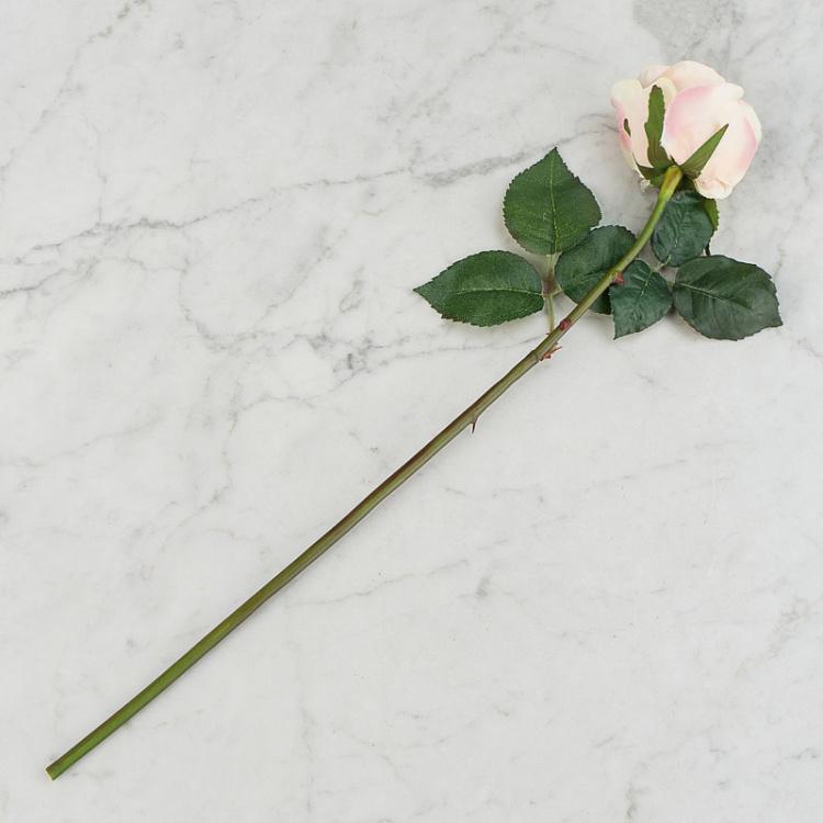 Искусственная роза Верди нежно-сиреневая с кремовым Verdi Rose Pale Lilac With Cream 58 cm