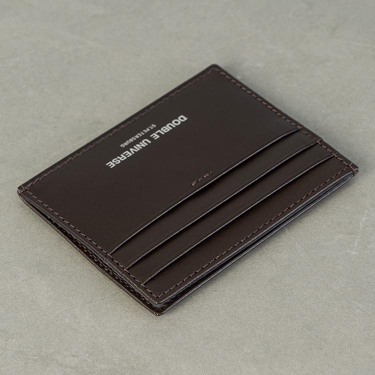 Кожаный картхолдер Двойная Вселенная Double Universe Cardholder