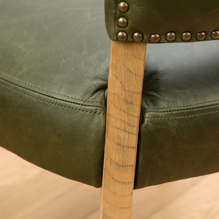 Стул Мами с подлокотниками, светлые ножки Mami Dining Chair With Arms, Oak Brown