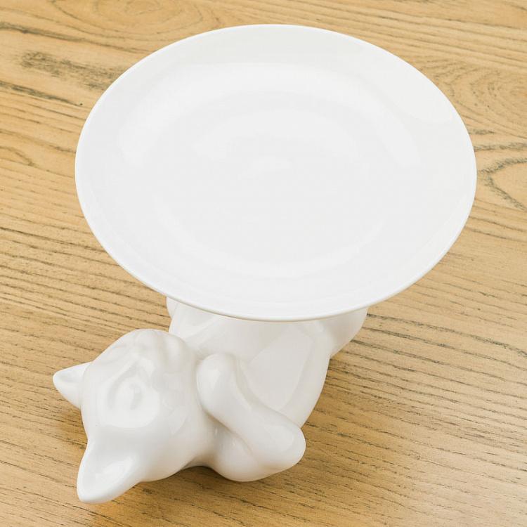 Сервировочная подставка Котёнок, S Decorative Plate Kitten Small
