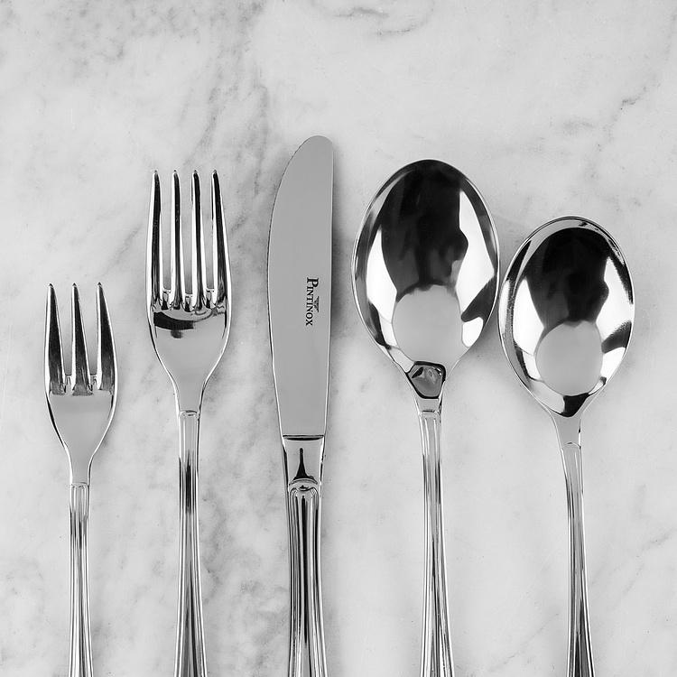 Набор из 126 столовых приборов на 12 персон в деревянной коробке Америка Set Of 126 Cutlery Pieces America Wooden Box