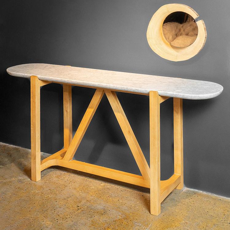 Консольный стол Каменный лист F304 Stoneleaf Console