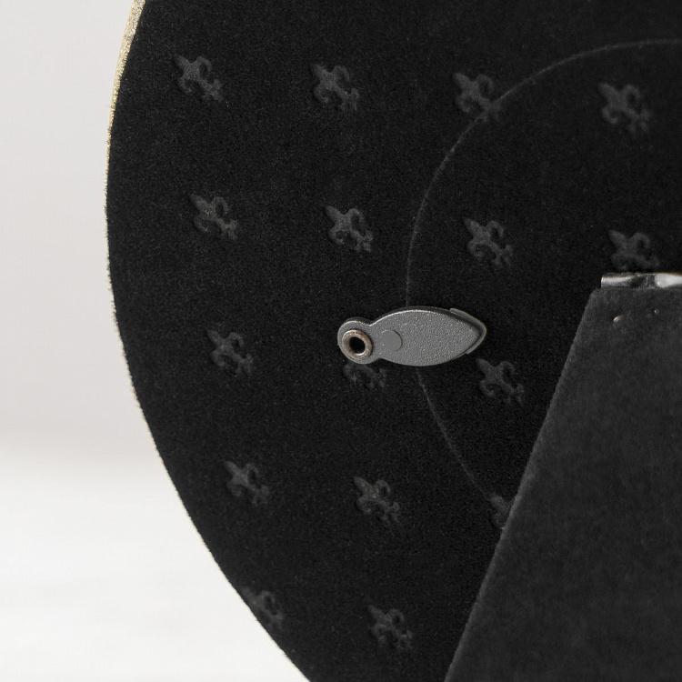 Круглая светло-зелёная рамка для фото с золотыми колосьями Menthol Green Golden Ears Round Photo Frame