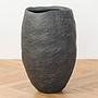 Кашпо Effectory Organic Tall Bowl Dark Gray Small