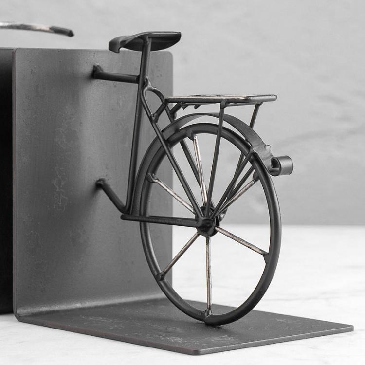 Набор из двух держателей для книг Велосипед Bookend Bike