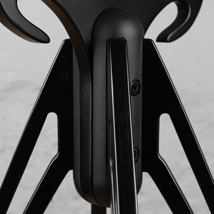 Бежевый высокий барный стул Бык Bull Barstool High Natural/Black