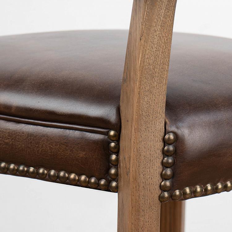 Низкий барный стул Анджелес Angeles Barstool Low, Weathered Oak