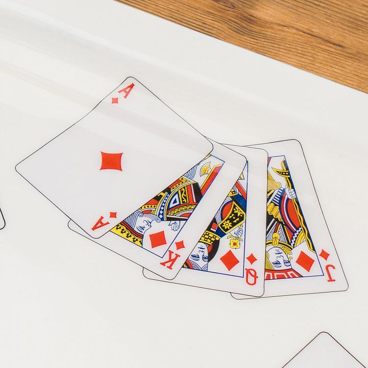 Поднос эмалированный Казино Casino Enameled Tray