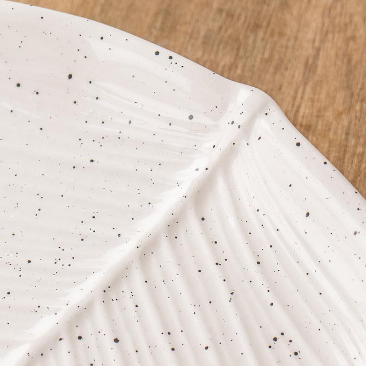 Широкое сервировочное блюдо-лист Зельда, S Zelda Plate Leaf Wide Small