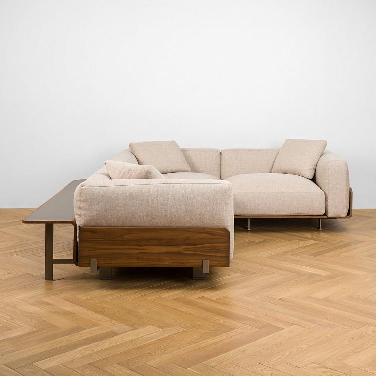 Угловой диван Позитано с полкой за спинкой Positano Group With Shelf