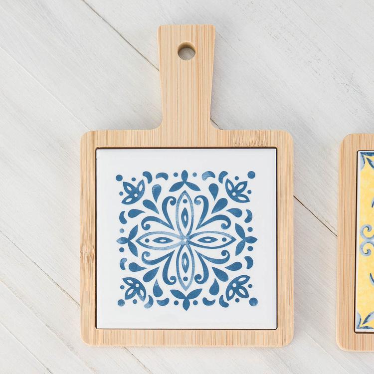 Набор из двух сервировочных досок Солнечные закуски, S Set Of 2 Serving Boards Small Tapas Soleil