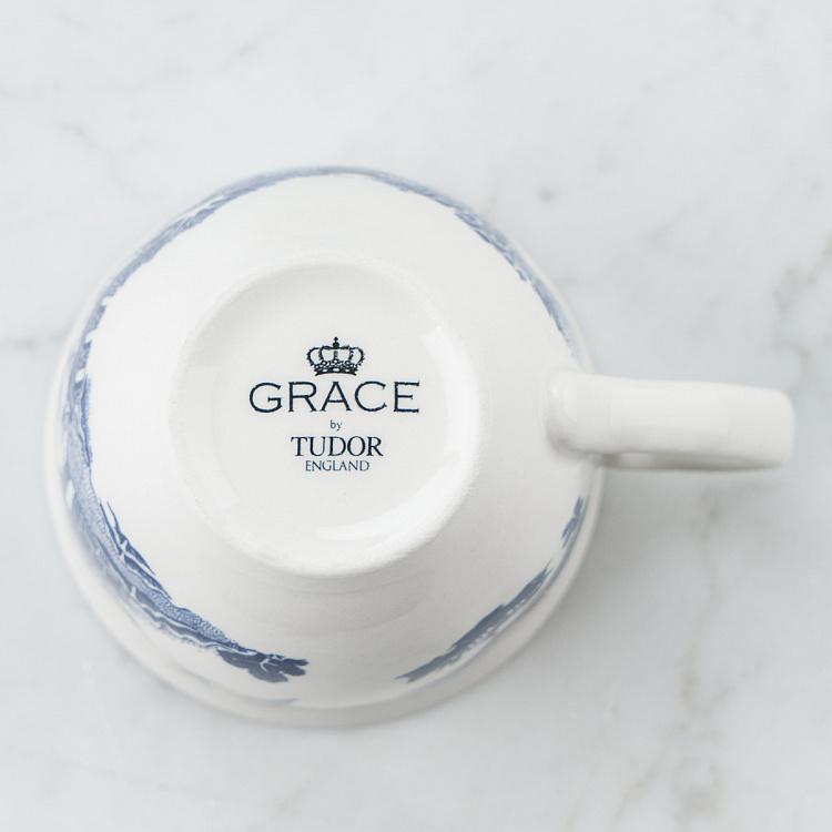 Чайная пара Голубая ива Blue Willow Tea Cup And Saucer