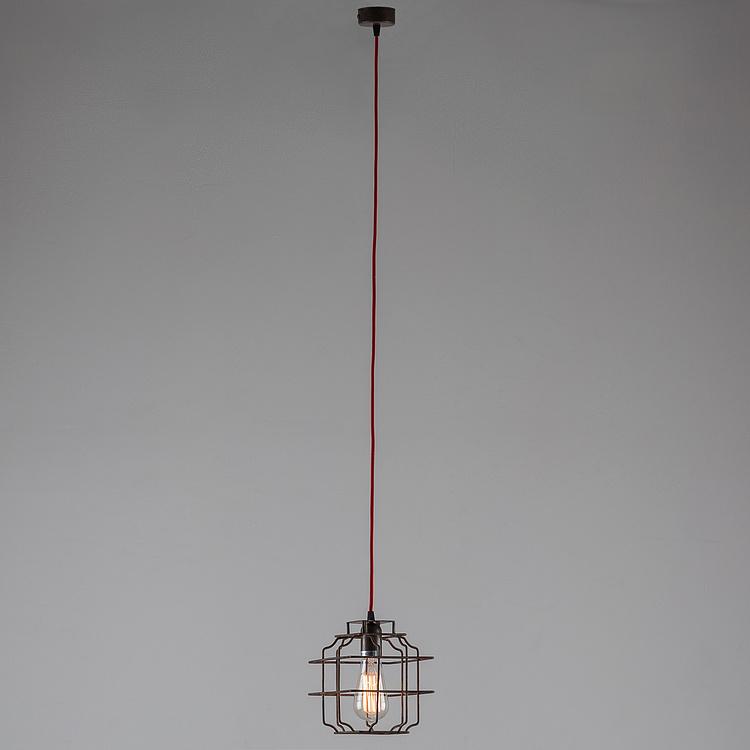Подвесной светильник, проволока Hanging Lamp In Rusty Wire