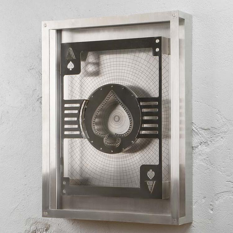 Арт-объект с подсветкой Туз Пик Hustle Ace Of Spades