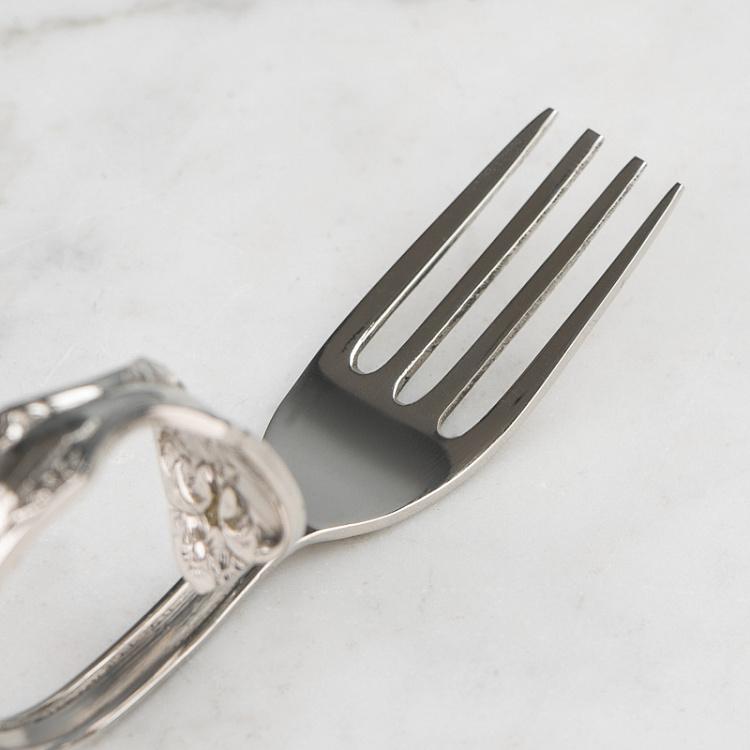 Кольцо для салфетки Вилка Fork Napking Ring Silver
