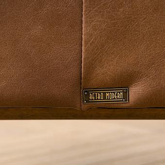 Кресло Cupertino Chair RM натуральная кожа Brown Franco