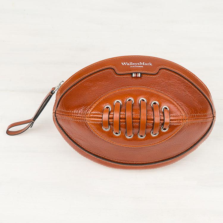 Кожаный несессер-мяч Оболенский Покет Skid Obolensky Pocket