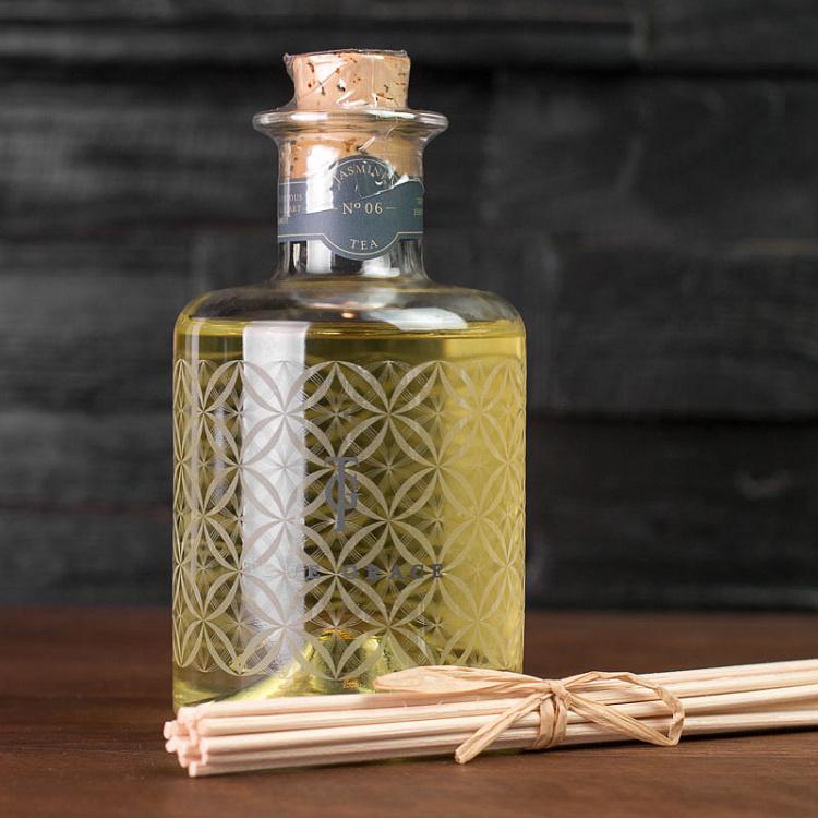 Аромадиффузор набор (палочки, жидкость в бутылочке) Жасминовый Чай, 200 мл Small Reed Diffuser Jasmine Tea 200 ml