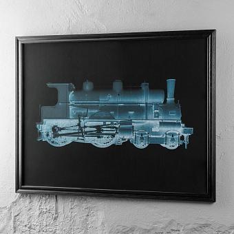 Locomotives Train Xray Flat