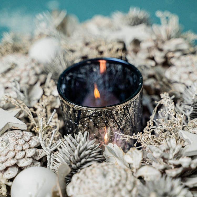 Новогодний венок с шарами и звёздами Balls And Stars Wreath 30 cm