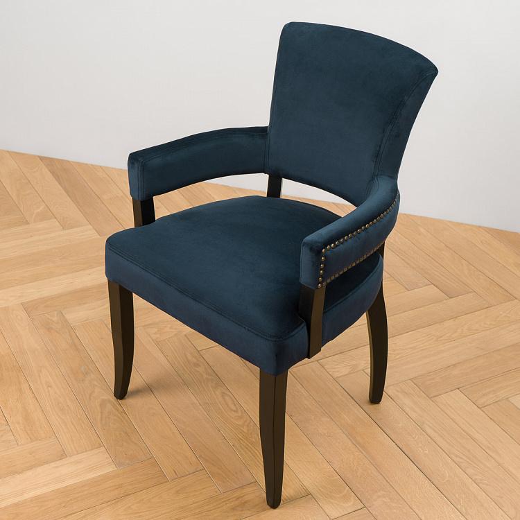Стул Ньюпорт с подлокотниками, чёрные ножки Newport Dining Chair, Oak Black
