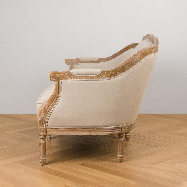 Двухместный диван Жан-Поль, песочные ножки Jean-Paul 2 Seater, Oak Sandwashed