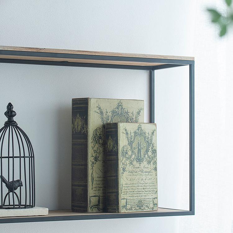 Набор из двух шкатулок Старая Англия Set Of 2 Book Boxes Old England