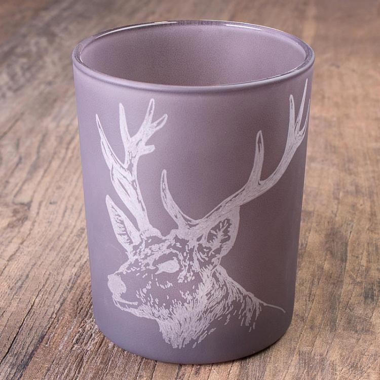 Подсвечник Голова оленя Candleholder Dark Grey Deerhead