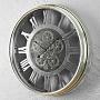 Настенные часы Elizabeth Transparent Clock With Gears