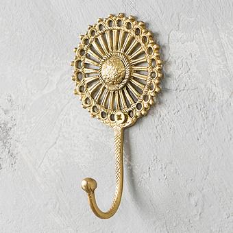 Konark Solid Brass Boho Hook