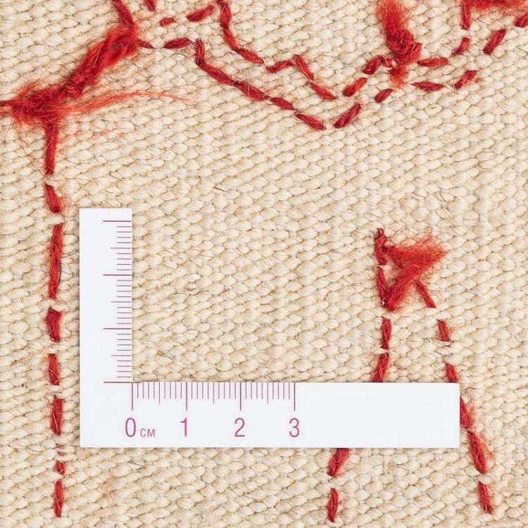 Безворсовый ковёр Килим Аддис Абеба красный Kilim Addis Ababa Red