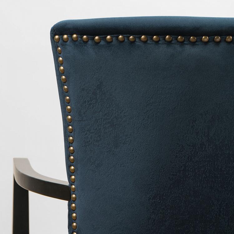 Стул Мами с подлокотниками, чёрные ножки Mami Dining Chair With Arms, Oak Black