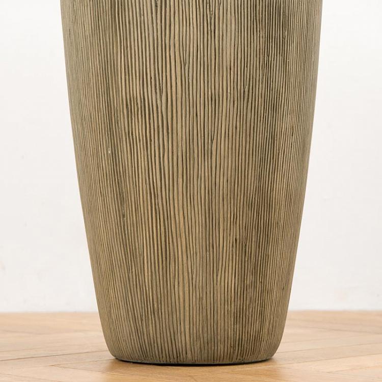 Высокое кашпо Эффектори Вау капучино, S Effectory Wow Tall Pot Cappuccino Small