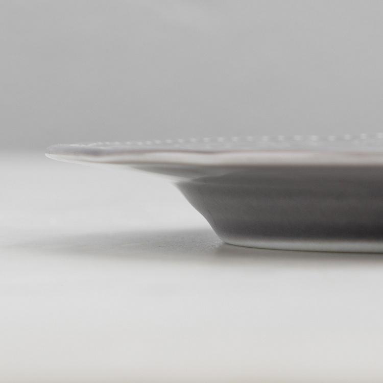 Туманно-серая тарелка для хлеба Старая Вена Vecchio Vienna Bread Plate London Smoke