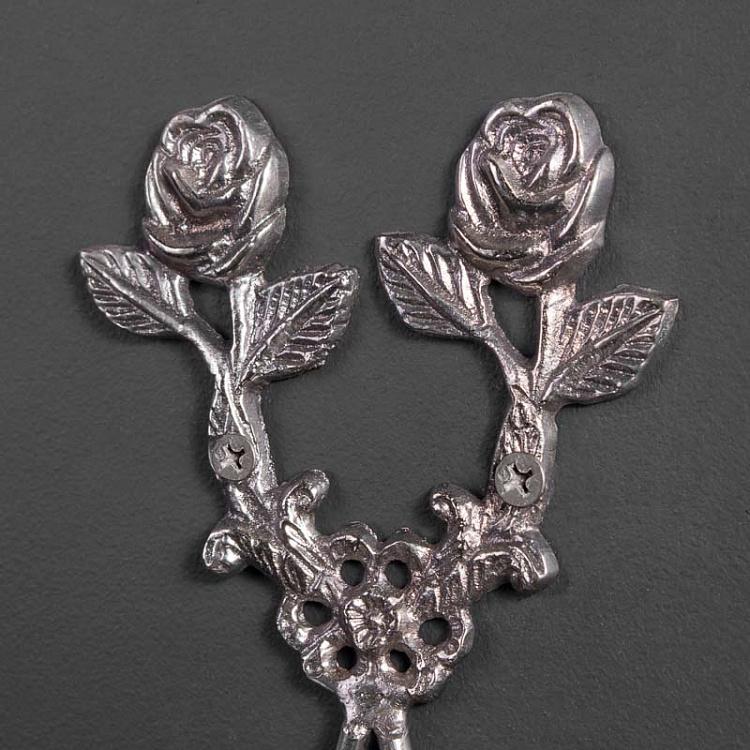Двухрожковый крючок Две розы 2 Roses Hook With Ceramic