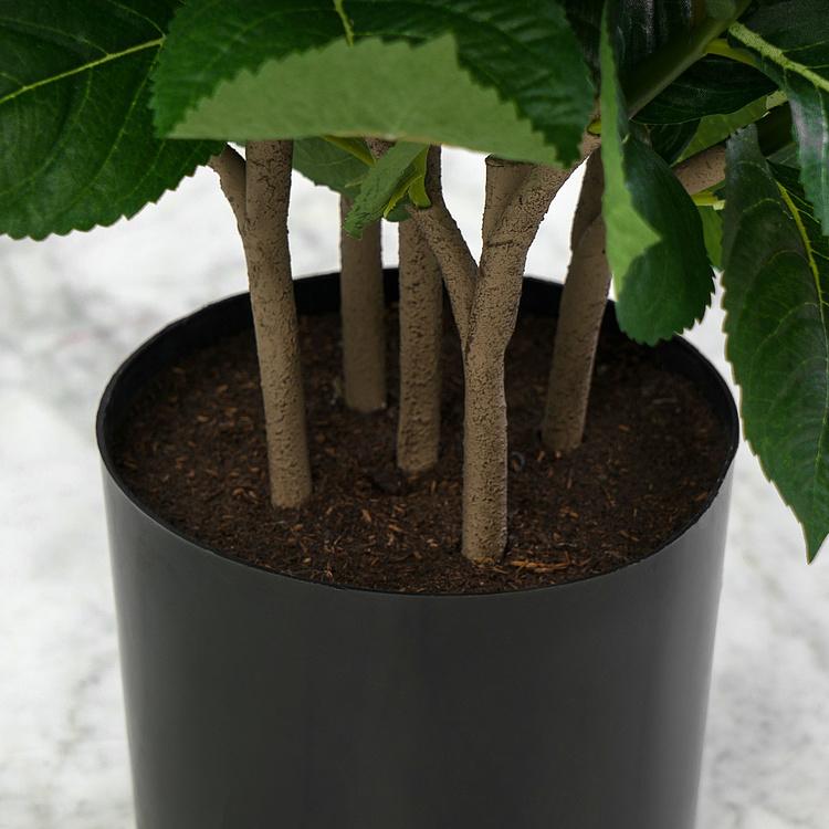 Искусственная гортензия кустовая голубая Hydrangea Bush Dark Blue 55 cm