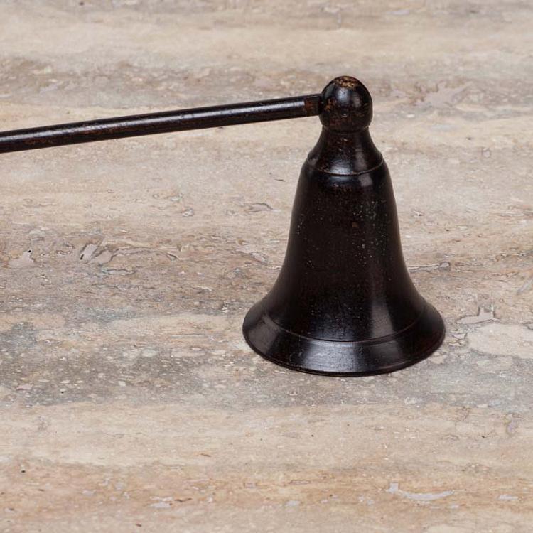 Тушитель для свечи с фарфоровым наконечником Candle Snuffer With Porcelain